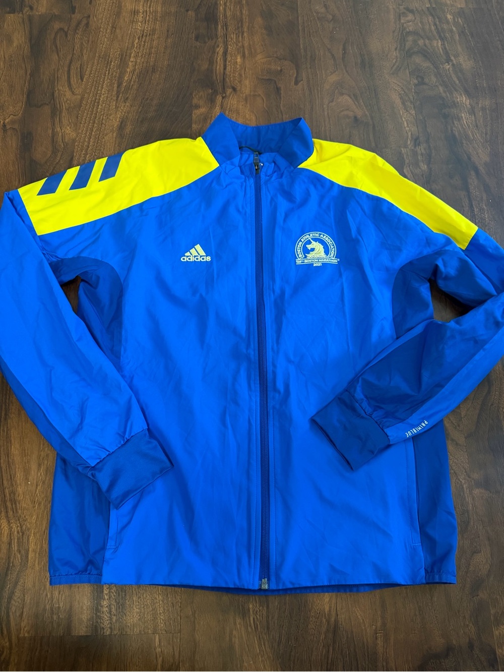 Adidas April 2021 125th B.A.A. BOSTON MARATHON Embroidered Running Jacket